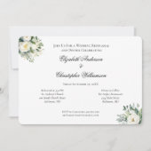 Roseneukalyptus Botanische Hochzeitsstimmung Probe Einladung (Vorderseite)