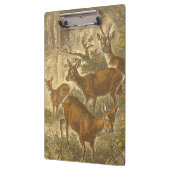 Rosenfamilie - Hirsche im Wald Klemmbrett (Links)