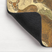 Rosenfamilie - Hirsche im Wald Mousepad (Ecke)