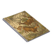 Rosenfamilie - Hirsche im Wald Notizblock (Rechte Seite)