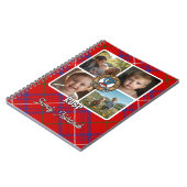 Rosenfamilien-Fotocollage Notizblock (Linke Seite)