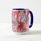 Rosenfedern Tasse (VorderseiteRechts)