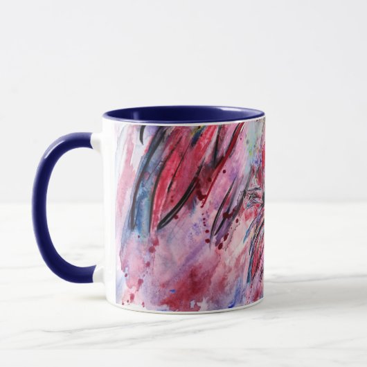 Rosenfedern Tasse (Links)