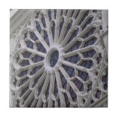 Rosenfenster von der Westfassade, c.1270 Fliese (Vorderseite)