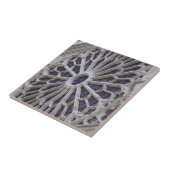 Rosenfenster von der Westfassade, c.1270 Fliese (Seite)