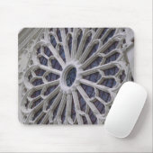 Rosenfenster von der Westfassade, c.1270 Mousepad (Mit Mouse)