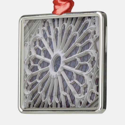 Rosenfenster von der Westfassade, c.1270 Ornament Aus Metall (Links)