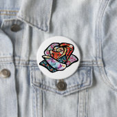 Rosenfleckenknopf Button (Beispiel)