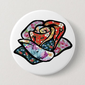 Rosenfleckenknopf Button