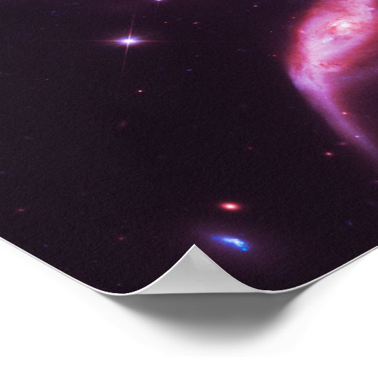 Rosengalaxien Poster (Ecke)