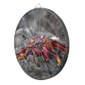 Rosengarbe Dartscheibe (Vorderseite rechts)