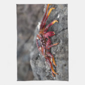 Rosengarbe Geschirrtuch (Vertikal)