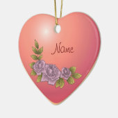 Rosengarland-Sonderschmuck Keramikornament (Links)