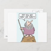 Rosengarten-Bibelflut Postkarte (Vorne/Hinten)