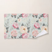 Rosengarten-Blume Badhandtuch Set (Handtuch)