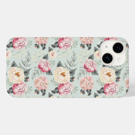 Rosengarten-Blume Case-Mate iPhone Hülle (Rückseite (Horizontal))