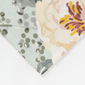 Rosengarten-Blume Fleecedecke (Ecke)