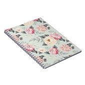 Rosengarten-Blume Notizblock (Rechte Seite)