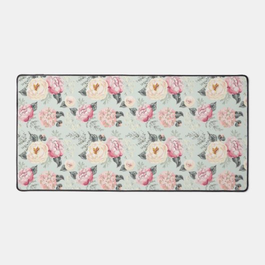 Rosengarten-Blume Schreibtischunterlage (Vorderseite)