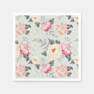 Rosengarten-Blume Serviette