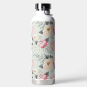 Rosengarten-Blume Trinkflasche (links)