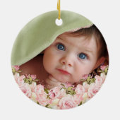 Rosengarten Florenz Foto Keramik Ornament (Hinten)