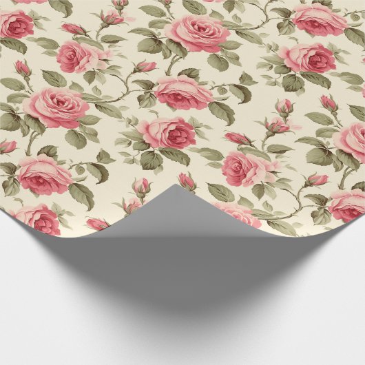Rosengarten Geschenkpapier (Ecke)