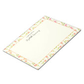 Rosengarten HandIllustriert Vintag Inspiriert Notizblock (angewinkelt)