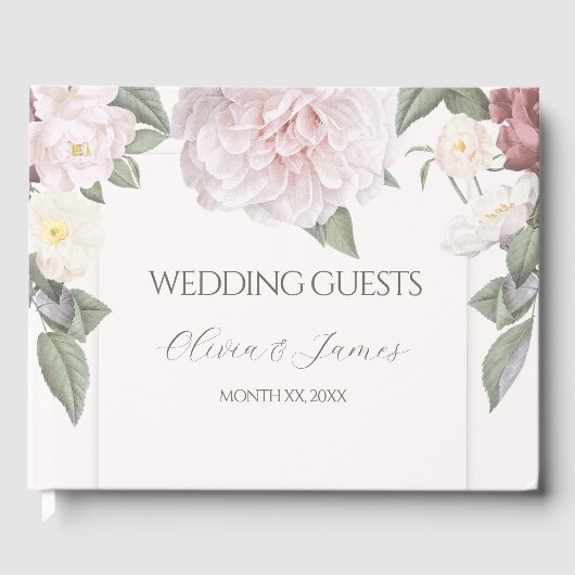 Rosengarten Hochzeit Gästebuch (Vorderseite)