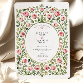 Rosengarten Hochzeit im Grünen Einladung