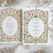 Rosengarten Hochzeit im Grünen Einladung