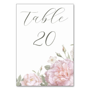 Rosengarten Hochzeit Tischnummer