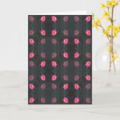 Rosengarten in Rosa Karte (Gelbe Blume)