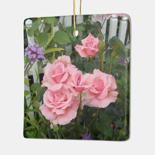 Rosengarten Keramik Ornament (Links)
