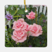 Rosengarten Keramik Ornament (Vorderseite)