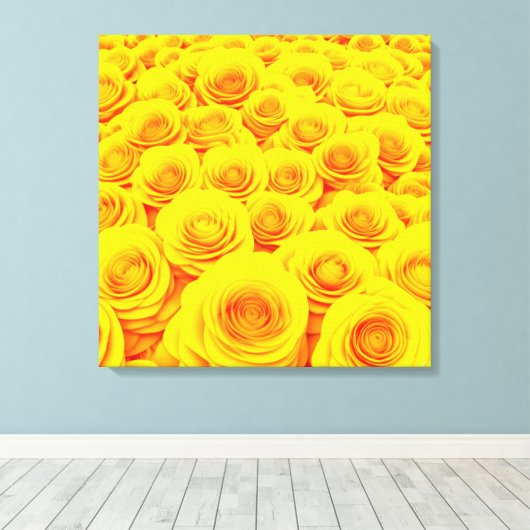 Rosengarten Leinwanddruck (Insitu (Holzboden))