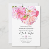 Rosengarten Mr. and Mrs. Wedding Einladung (Vorderseite)