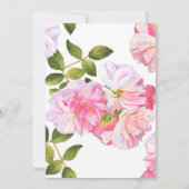 Rosengarten Mr. and Mrs. Wedding Einladung (Rückseite)