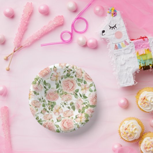 Rosengarten Pappteller (Party)