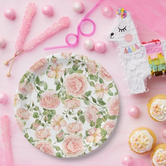 Rosengarten Pappteller (Party)