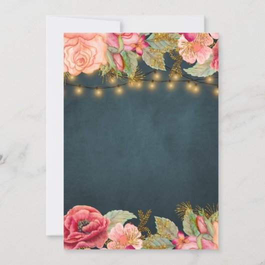 Rosengarten-Party Einladung (Rückseite)