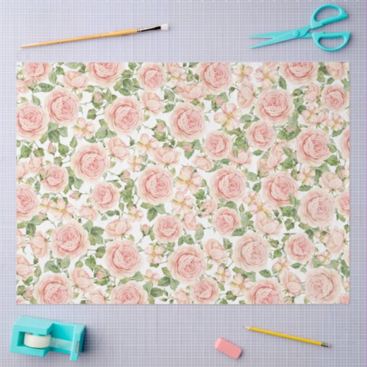 Rosengarten Seidenpapier (Basteln)