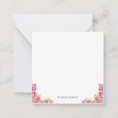 Rosengebirge Elegante Personalisiert Mitteilungskarte (Vorderseite)