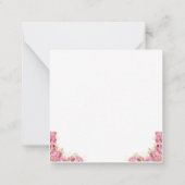 Rosengebirge Elegante Personalisiert Mitteilungskarte (Rückseite)