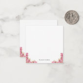 Rosengebirge Elegante Personalisiert Mitteilungskarte (Vorderseite/Rückseite Beispiel)