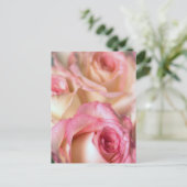 Rosengeschenk Postkarte (Stehend Vorderseite)