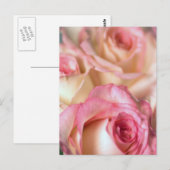Rosengeschenk Postkarte (Vorne/Hinten)