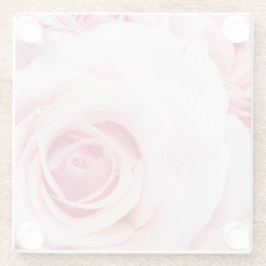 Rosenglas-Untersetzer Glasuntersetzer (Rückseite)