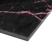 Rosengold und schwarzer Marmor Schneidebrett (Ecke)