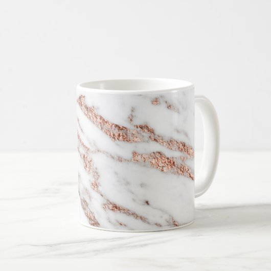 Rosengoldader-Tasse Kaffeetasse (VorderseiteRechts)